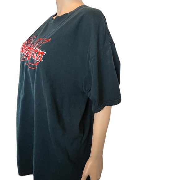 Washington DC Graphic Short Sleeve Tee, Black Red | XL - Picture 8 of 9